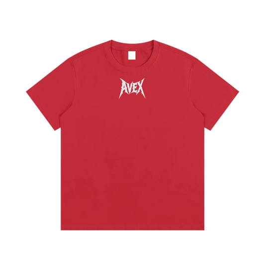 avex studios blue/red t-shirt