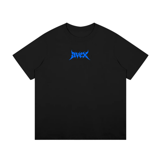 Heavyweight avex blue letter black/white