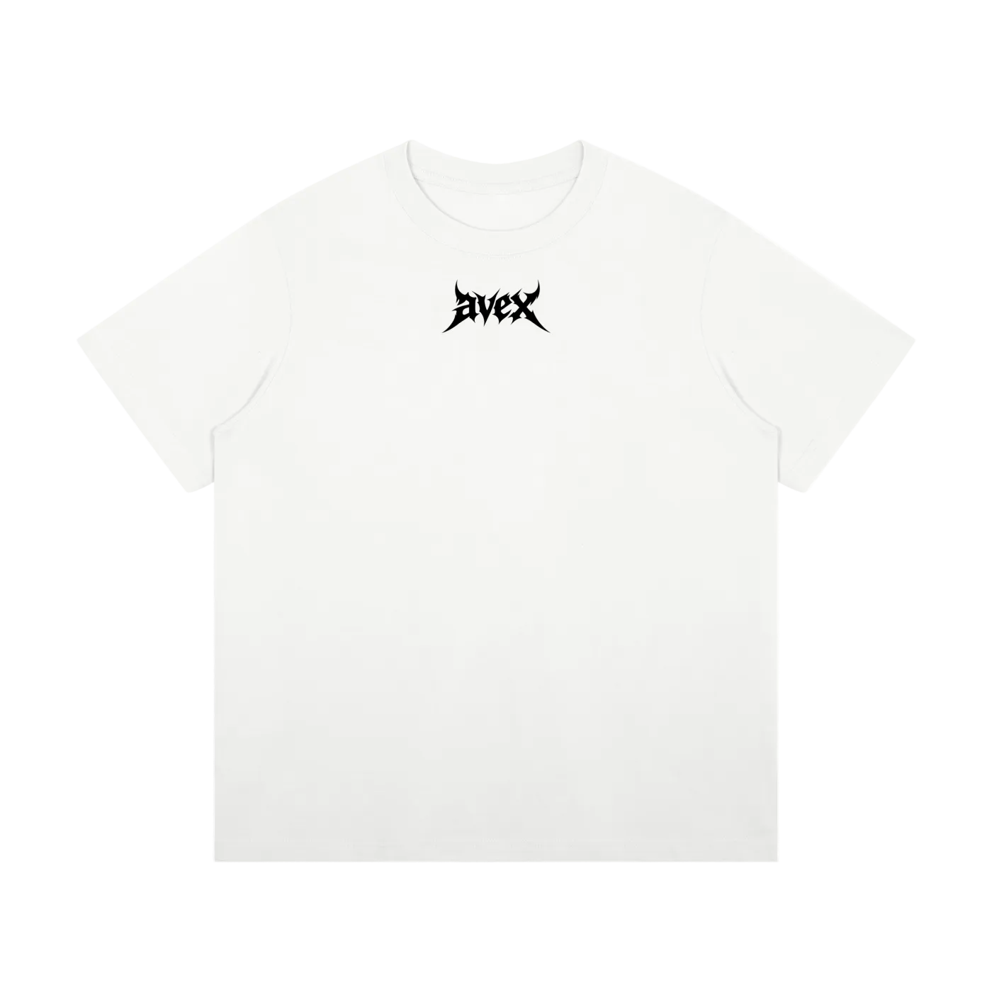 heavyweight avex tee shirt -white