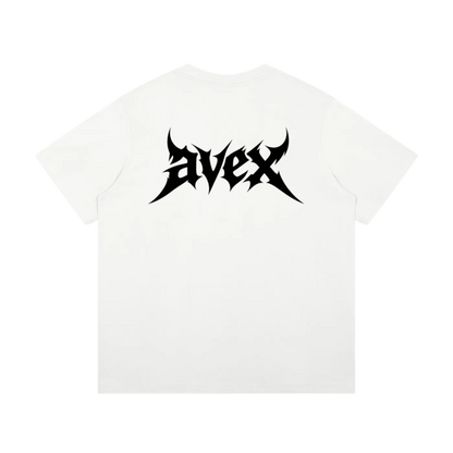 heavyweight avex tee shirt -white