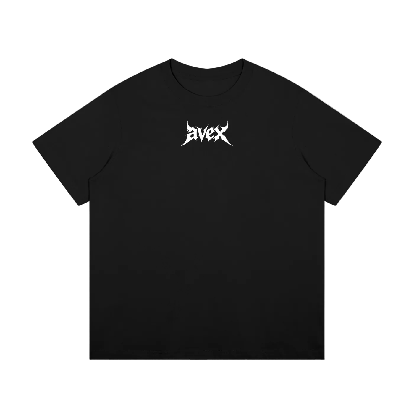 heavyweight AV tee shirt -black