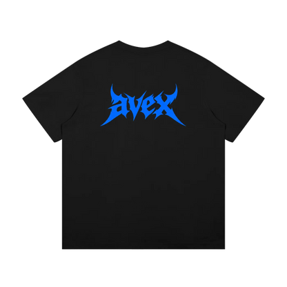 Heavyweight avex blue letter black/white