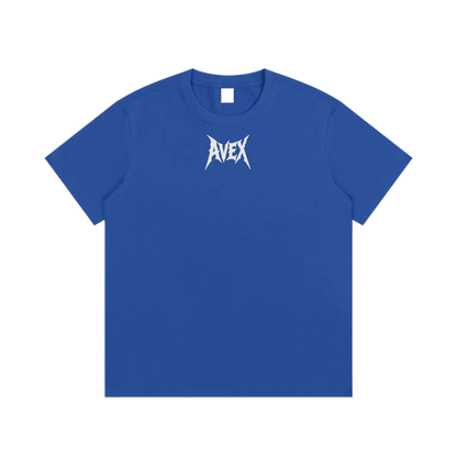 avex studios blue/red t-shirt