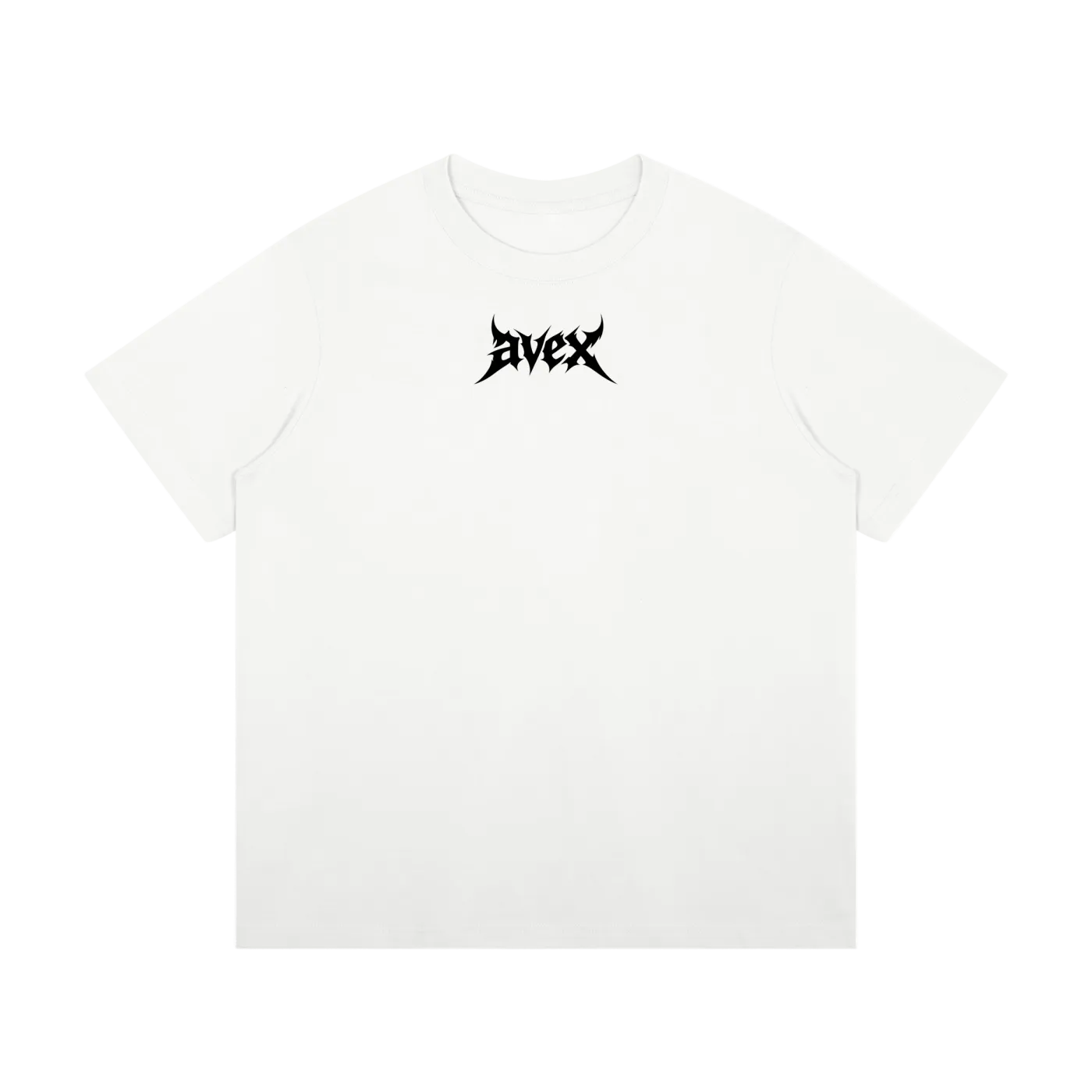 heavyweight AV tee shirt -white
