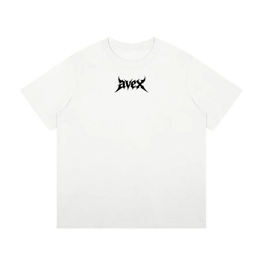 heavyweight AV tee shirt -white