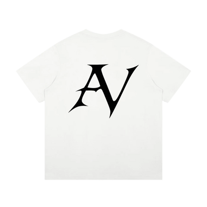 heavyweight AV tee shirt -white
