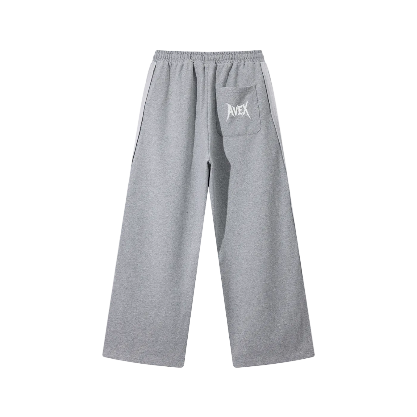 avex wide leg sweatpants grey/black