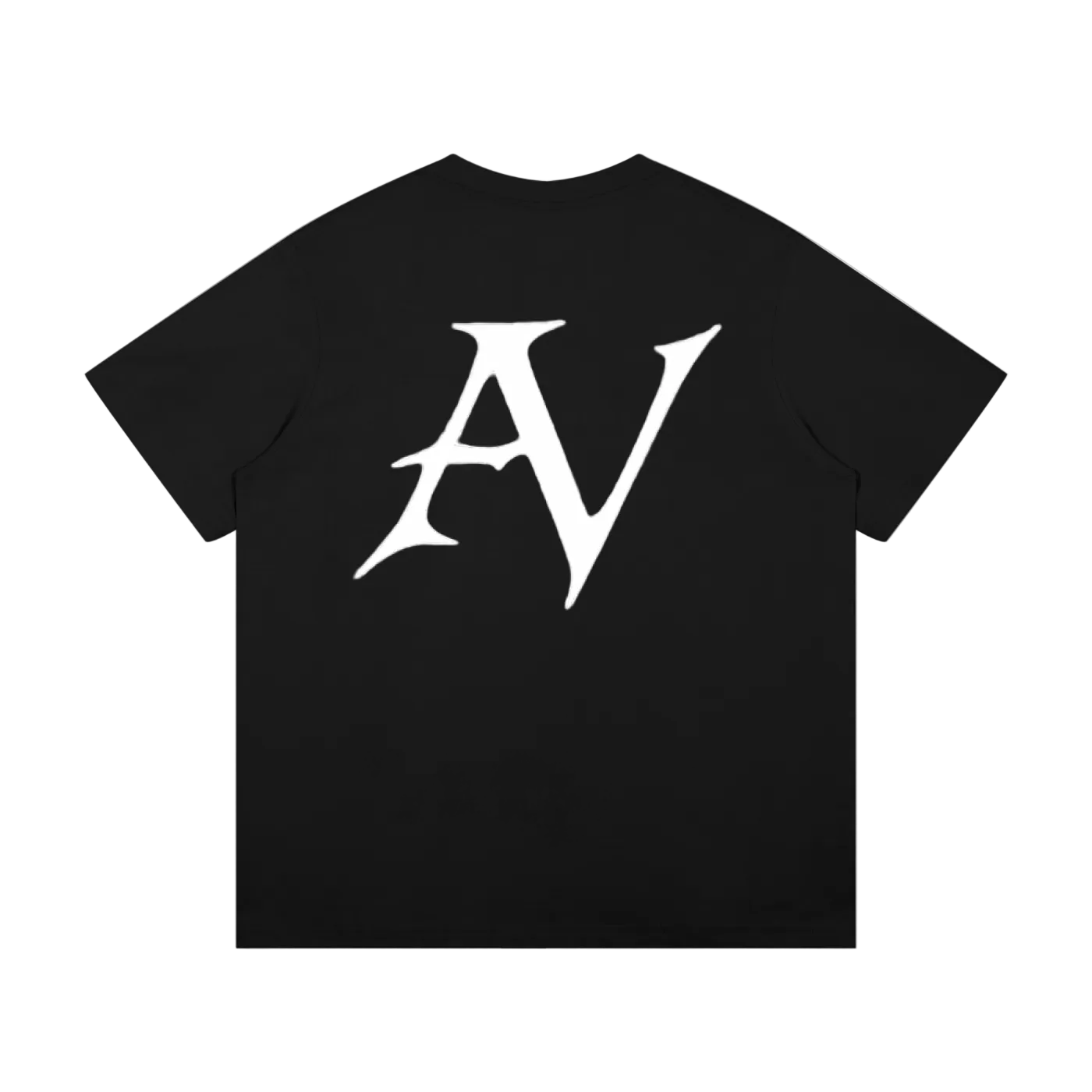 heavyweight AV tee shirt -black